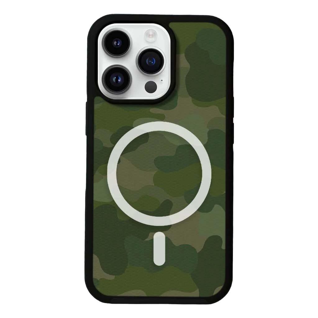 Caseco MagSafe iPhone 13 Pro Max Green Camo Case