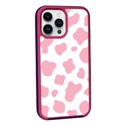 Caseco MagSafe iPhone 13 Pro Pink Cow Print Case