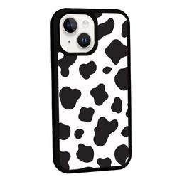 Caseco MagSafe iPhone 14 Black Cow Print Case