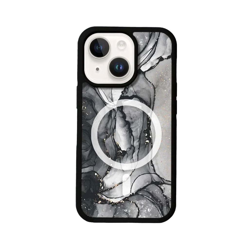 Caseco MagSafe iPhone 14 Black Marble Case