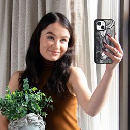 Caseco MagSafe iPhone 14 Black Marble Case