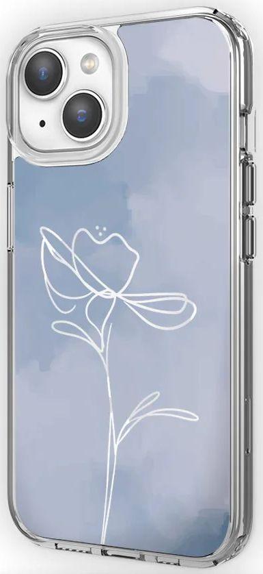 Caseco MagSafe Blue Flower Phone Case for iPhone 14