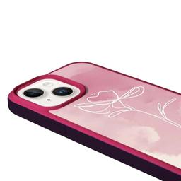 Caseco MagSafe iPhone 14 Pink Flower Case