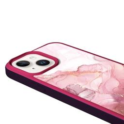 Caseco MagSafe iPhone 14 Pink Marble Case