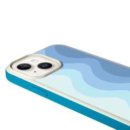 Caseco MagSafe iPhone 14 Plus Blue Wave Case