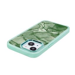 Caseco MagSafe iPhone 14 Plus Green Marble Case