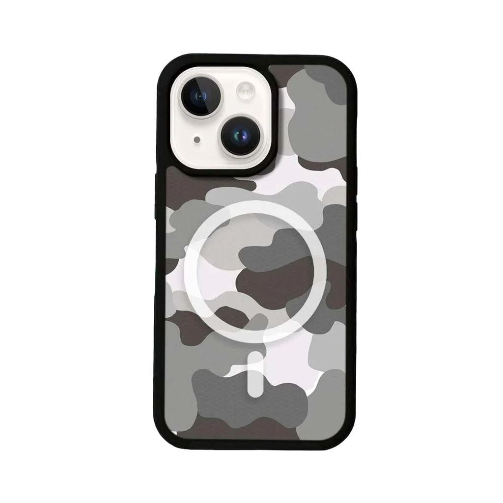 Caseco MagSafe iPhone 14 Plus Grey Camo Case