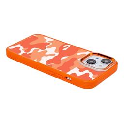 Caseco MagSafe iPhone 14 Plus Orange Camo Case