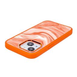 Caseco MagSafe iPhone 14 Plus Orange Swirl Case