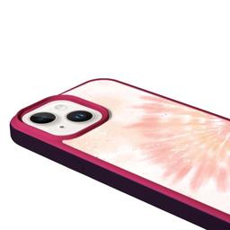 Caseco MagSafe iPhone 14 Plus Orange Tie Dye Case