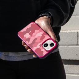 Caseco MagSafe iPhone 14 Plus Pink Camo Case