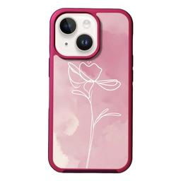 Caseco MagSafe iPhone 14 Plus Pink Flower Case