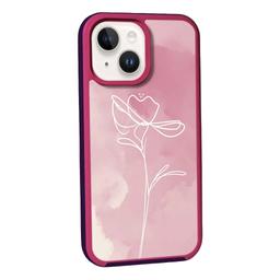 Caseco MagSafe iPhone 14 Plus Pink Flower Case