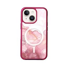 Caseco MagSafe iPhone 14 Plus Pink Marble Case