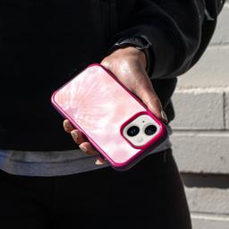 Caseco MagSafe iPhone 14 Plus Pink Tie Dye Case