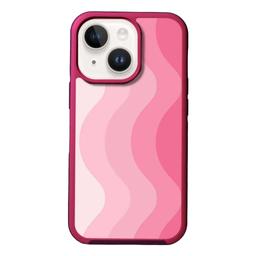 Caseco MagSafe iPhone 14 Plus Pink Wave Case