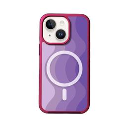 Caseco MagSafe iPhone 14 Plus Purple Wave Case