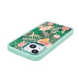 Caseco MagSafe iPhone 14 Plus Teal Wild Flower Case
