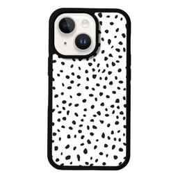 Caseco MagSafe iPhone 14 Plus White Polka Dots Case