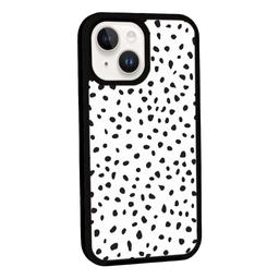Caseco MagSafe iPhone 14 Plus White Polka Dots Case
