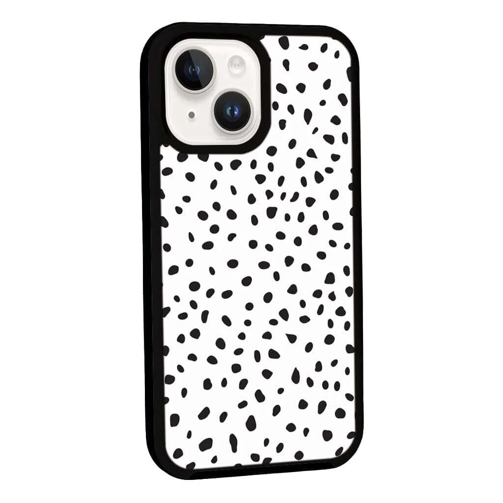 Caseco MagSafe iPhone 14 Plus White Polka Dots Case