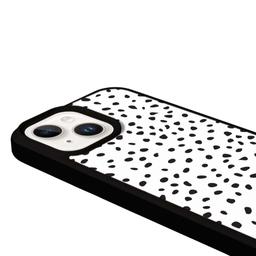 Caseco MagSafe iPhone 14 Plus White Polka Dots Case