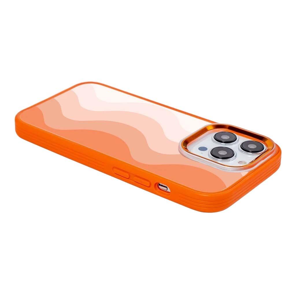 Refurbished Caseco MagSafe iPhone 14 Pro Max Orange Wave Case - Reebelo Canada