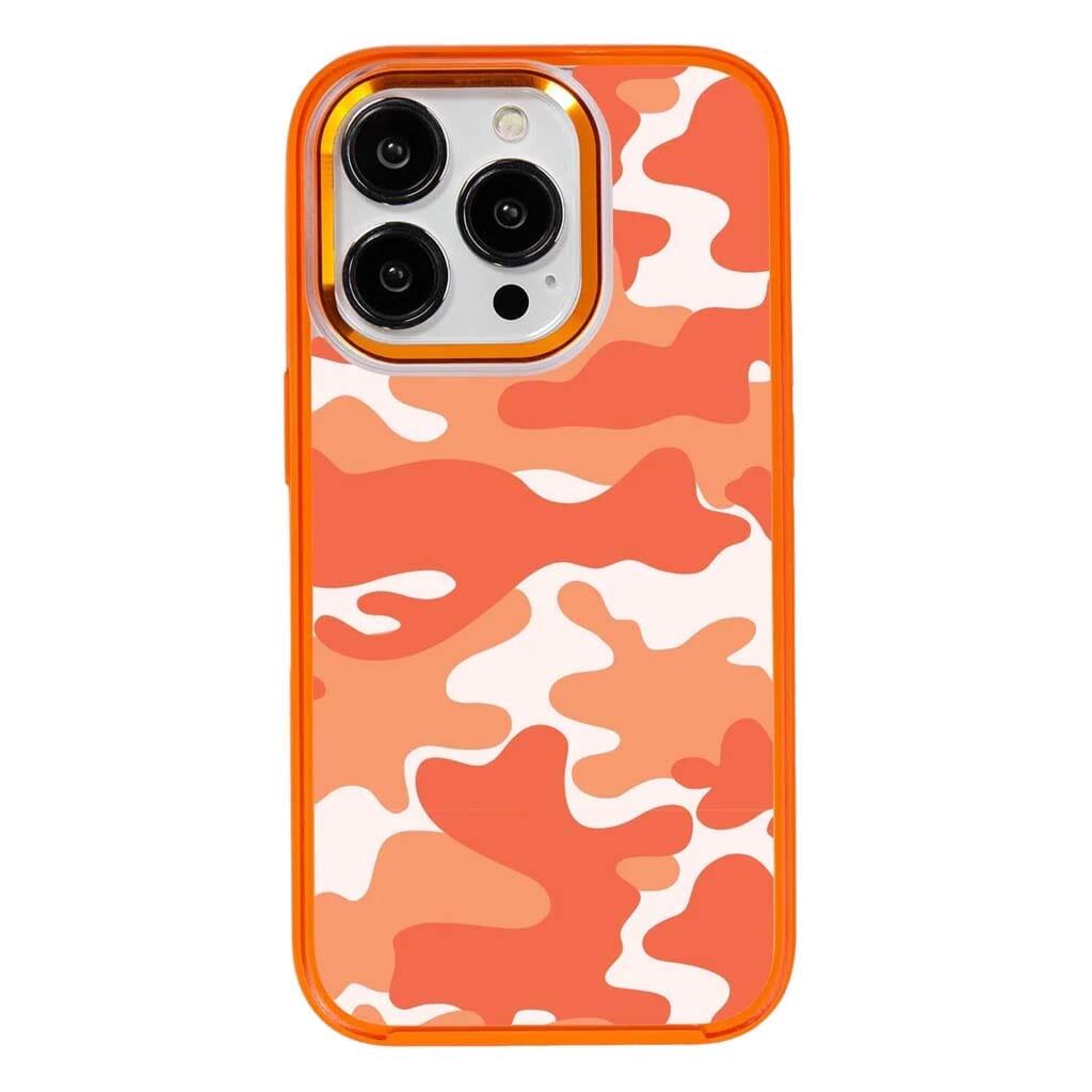 Caseco MagSafe iPhone 14 Pro Orange Camo Case