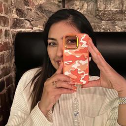 Caseco MagSafe iPhone 14 Pro Orange Camo Case