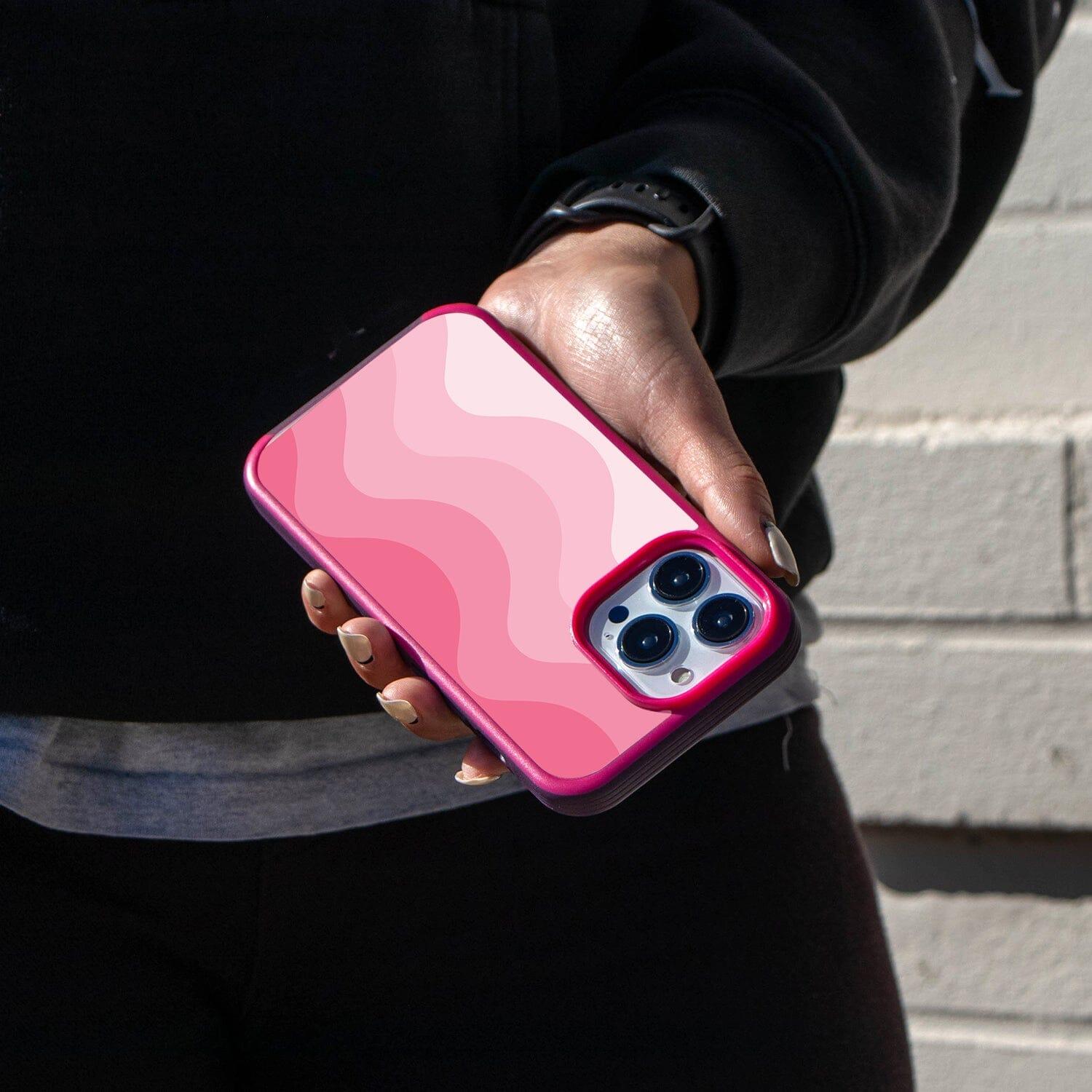 Caseco MagSafe iPhone 14 Pro Pink Wave Case