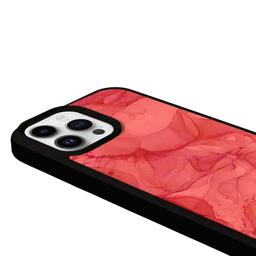 Caseco MagSafe iPhone 14 Pro Red Marble Case