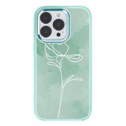 Caseco MagSafe iPhone 14 Pro Teal Flower Case