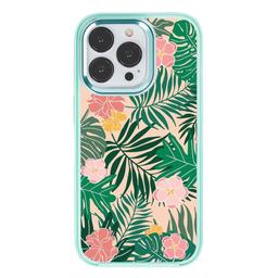 Caseco MagSafe iPhone 14 Pro Teal Wild Flower Case