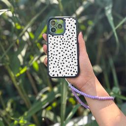 Caseco MagSafe iPhone 14 Pro White Polka Dots Case