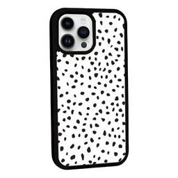 Caseco MagSafe iPhone 14 Pro White Polka Dots Case