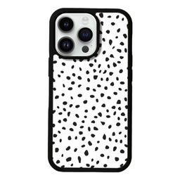 Caseco MagSafe iPhone 14 Pro White Polka Dots Case
