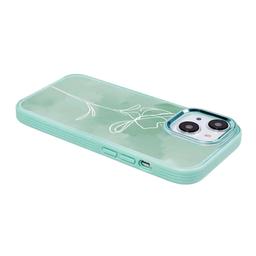 Caseco MagSafe iPhone 14 Teal Flower Case
