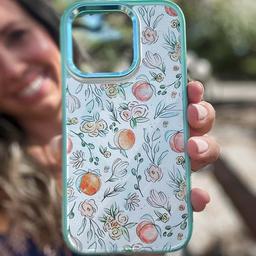 Caseco MagSafe iPhone 14 Teal Peachy Case