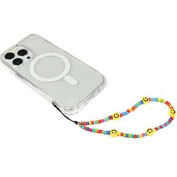 Caseco Mini Beaded Smiley Phone Charm - Charm
