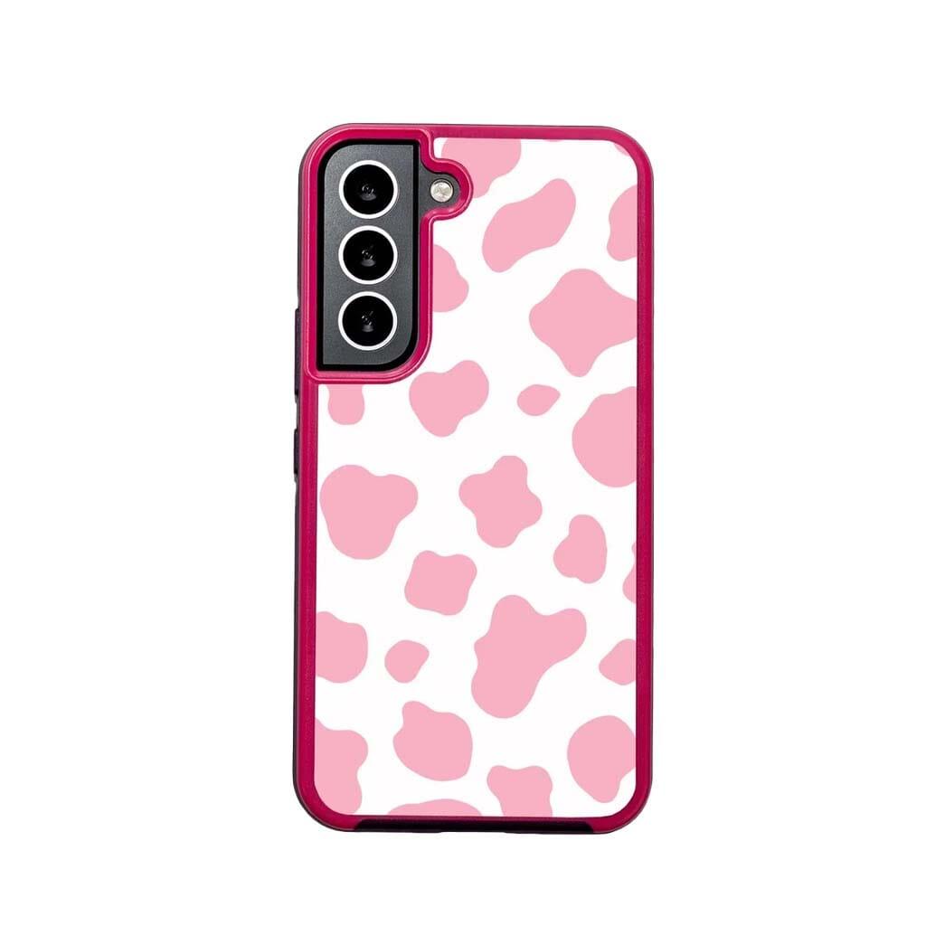 Caseco Pink Cow Print Samsung Galaxy S22 Case
