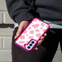 Caseco Pink Cow Print Samsung Galaxy S22 Case