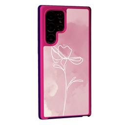 Caseco Pink Flower Samsung Galaxy S22 Ultra Case