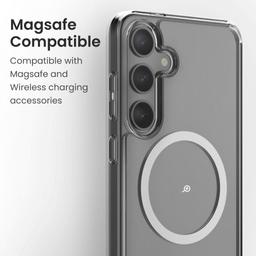 Caseco Samsung Galaxy S24 Clear Case with MagSafe