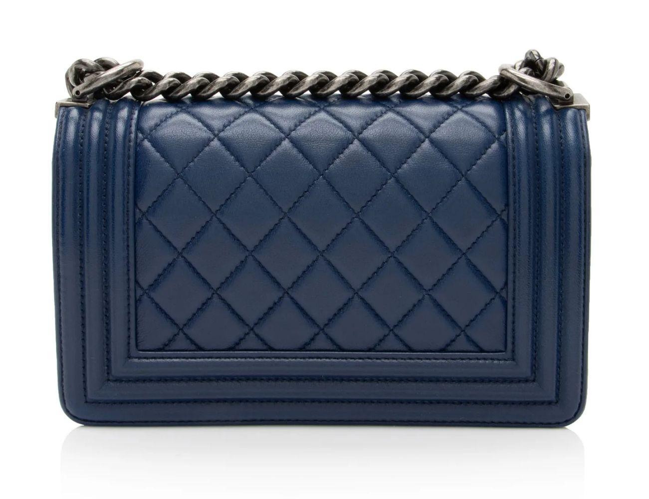 Refurbished Chanel Lambskin Small Boy Bag - Reebelo Canada