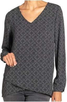 Chelsea & Theodore Women's Top Geo Print