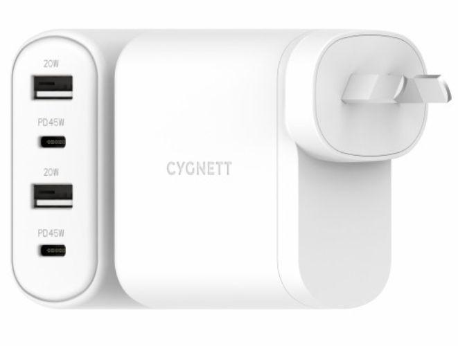 Cygnett PowerPlus 45W Multiport Wall Charger AU