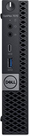Dell Optiplex 7070 MFF - Intel Core i5-9500 3.0GHz - 256GB - Black - 8GB RAM
