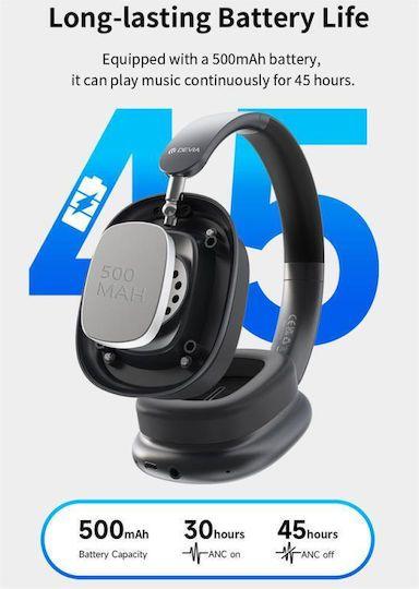 Devia EarBass Pro2 Wireless Headphones - Silver