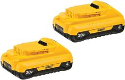 Dewalt DCB240-2R 20V MAX Compact 4.0 AH Battery (2-Pack)