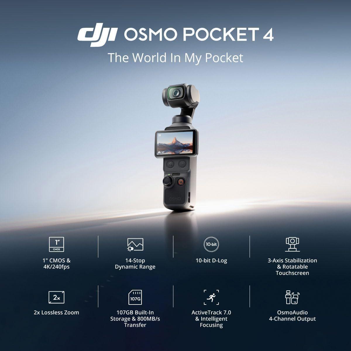 Refurbished DJI Osmo Pocket 4 Creator Combo - Reebelo Canada